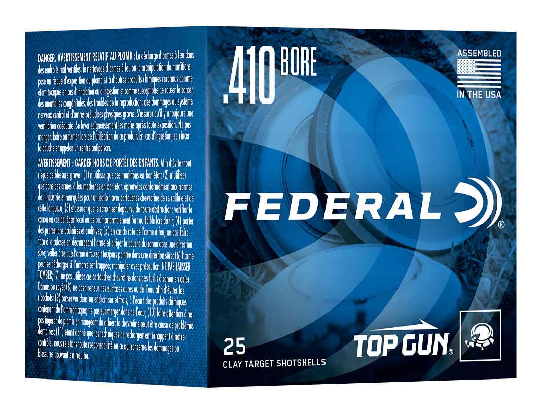 Federal Top Gun Sporting Clay Target .410 Bore 2-1/2